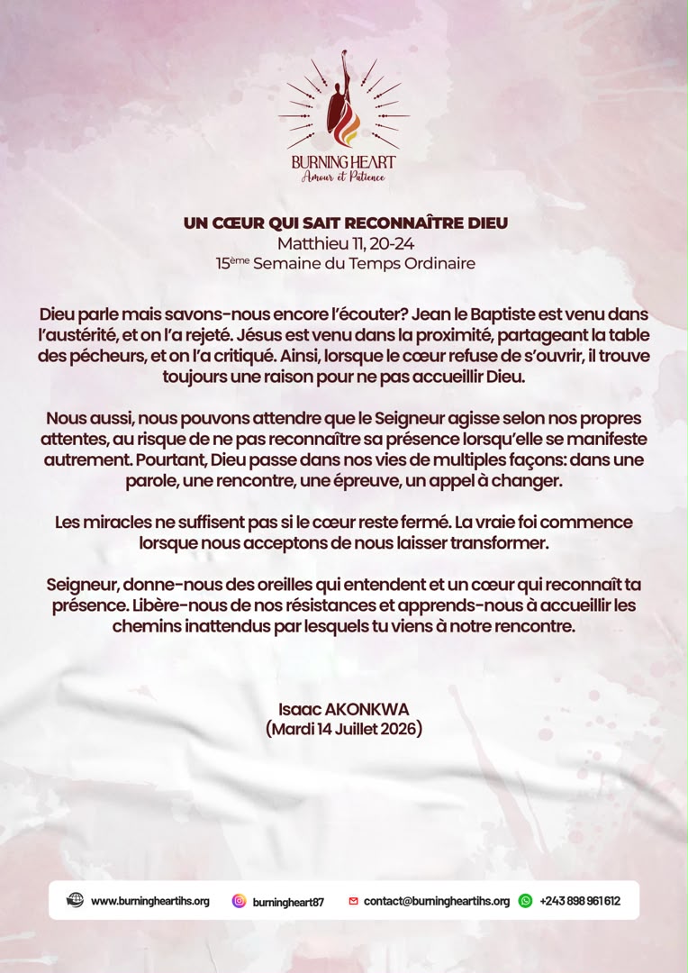 Mardi 14.07.2026