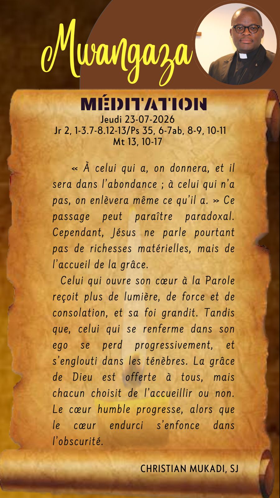 Jeudi 23.07.2026